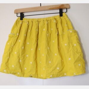 Mini Boden corduroy polkadot skater skirt